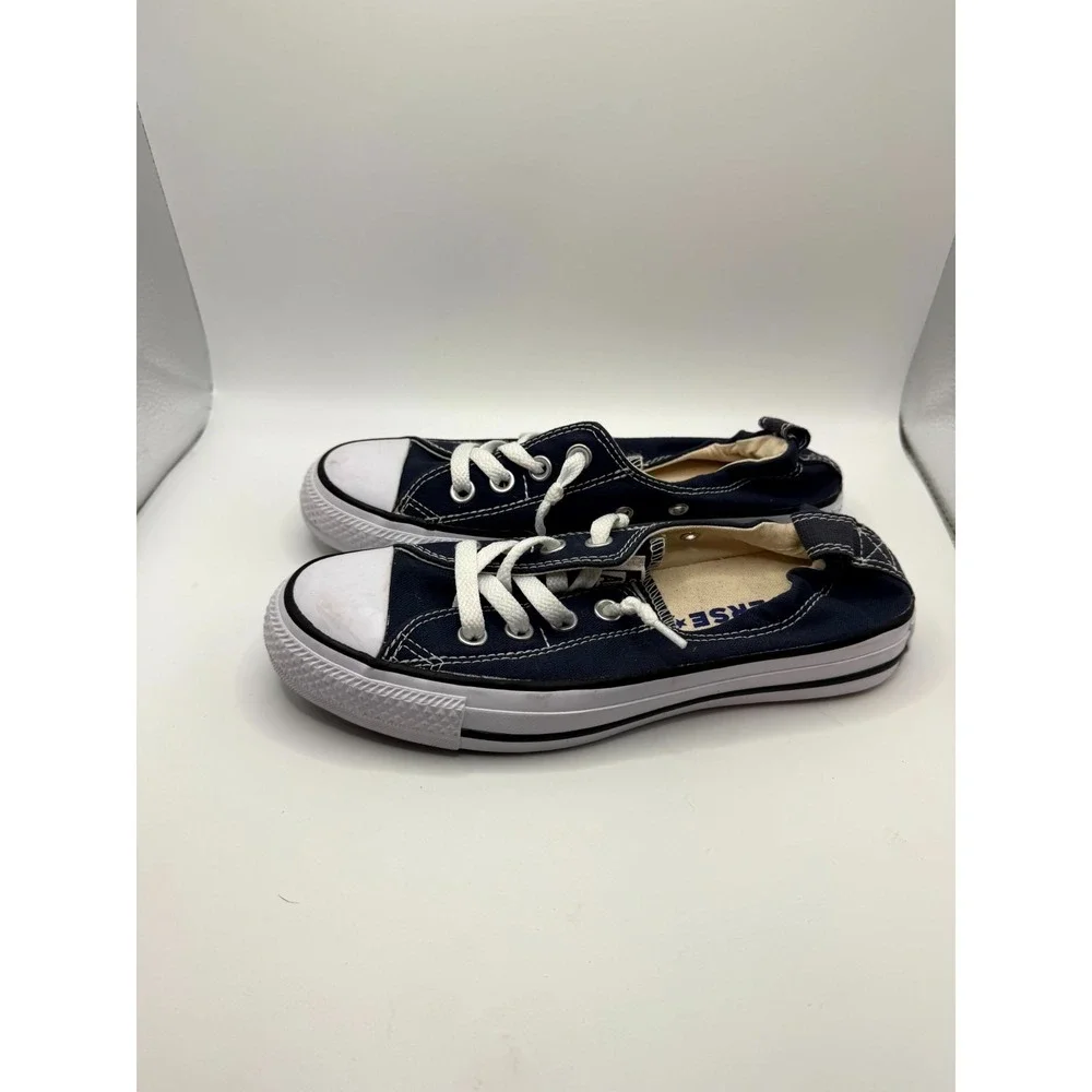 Converse‎ Chuck Taylor All Star Shoreline 537080F Womens 6.5 Sneaker Navy Canvas